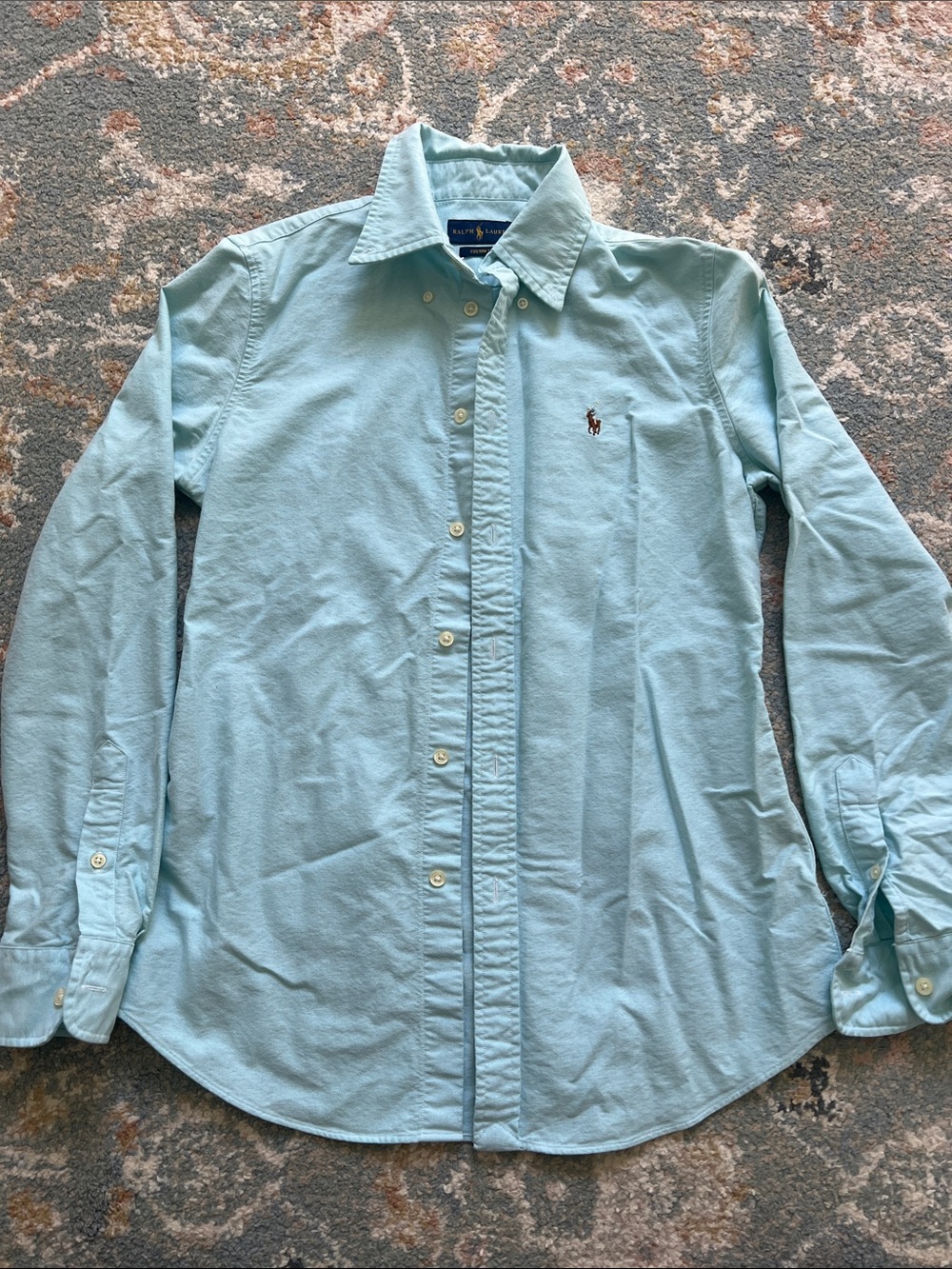 Ralph Lauren Light Blue Oxford Button-Down Shirt